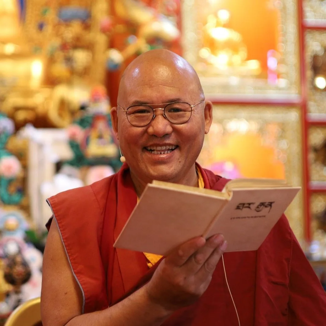 Drupon Khenpo Rinpoche, Karma Lhabu, teaching in Kagyu Samye Ling